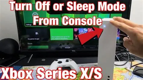 Does xbox series s go to sleep