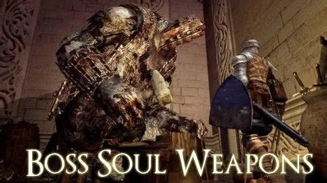 How do you turn boss souls into weapons