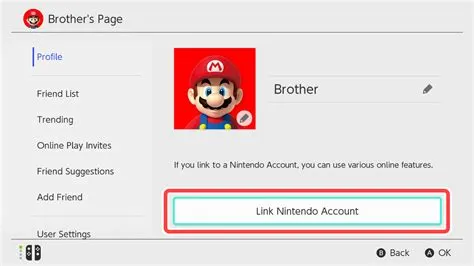 Do i need a nintendo account for my switch