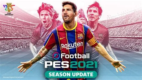 What is the full size of pes 21