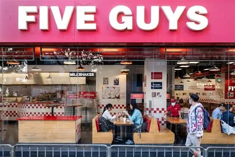 Which athlete owns five guys