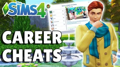 How do you cheat on sims 4 career rewards