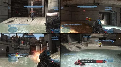 What halo games have split-screen