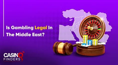 Is online gambling legal in middle east