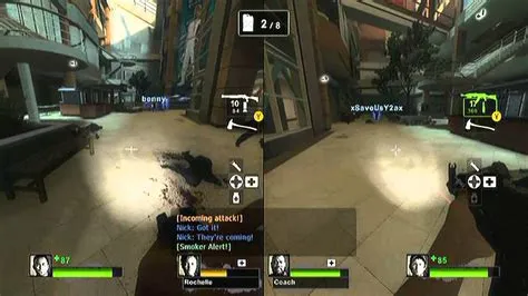 Is l4d2 4 player split screen