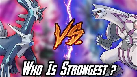 Why is dialga stronger than palkia