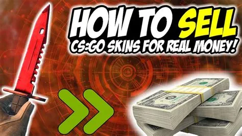 Can you sell csgo for real money