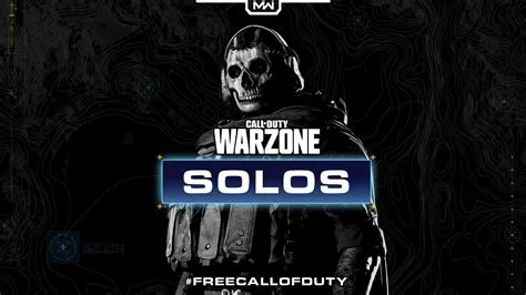 Is there no solos in warzone 2