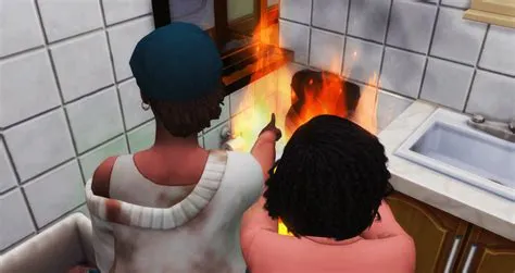 Why is my toilet on fire sims 4