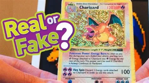 How to scan fake pokémon cards