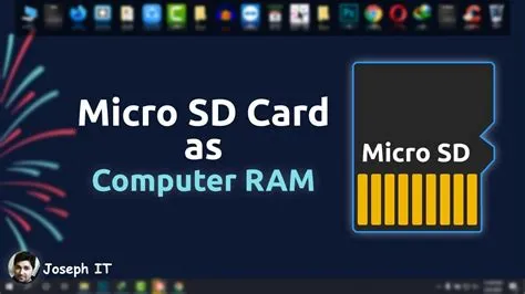 Does using sd card increase ram