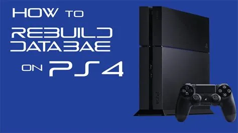 How do i rebuild ps4 database