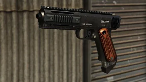 What pistol is full auto in gta v