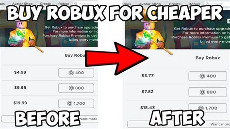 Is 1 robux worth 1 cent