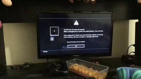 What happens if you unplug your ps4 while its on