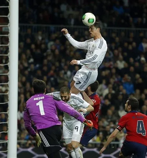 How high can ronaldo head a ball