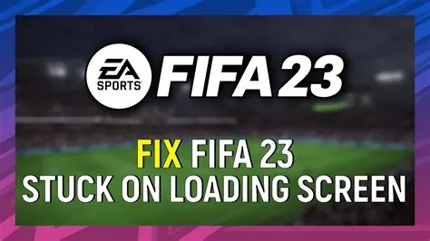 Why is fifa 21 stuck on loading screen pc