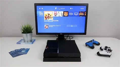 How do i switch my ps4 to a monitor