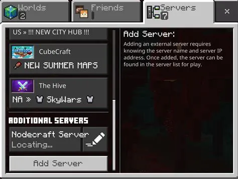 Does minecraft bedrock have multiplayer servers