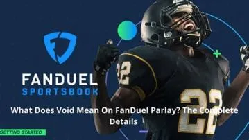 What does void mean on a parlay?