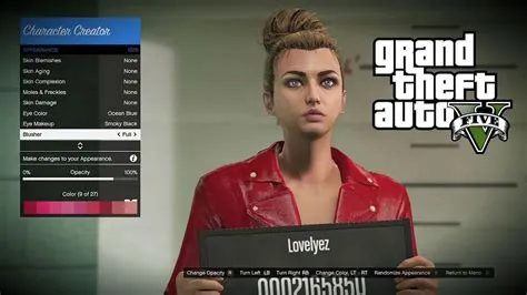 How do you change your gta player to a girl