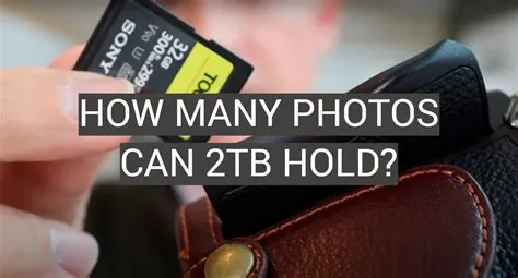 How many 4k photos can 2tb hold