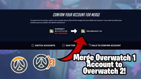 How do i merge overwatch accounts without console