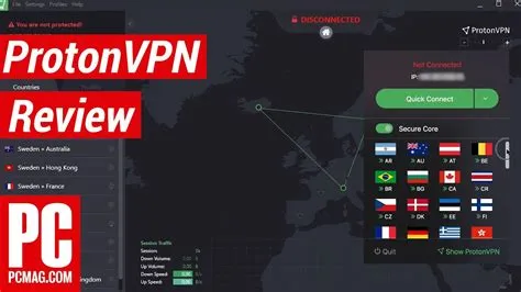 What countries are free with proton vpn