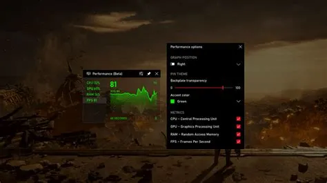 How do i show fps on xbox game bar