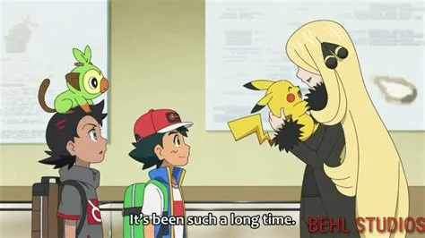 Does ash meet cynthia again