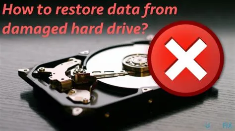 How do you revive a broken hard drive