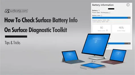 How do i check my microsoft battery