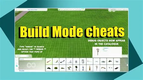 How do you get into build mode cheat