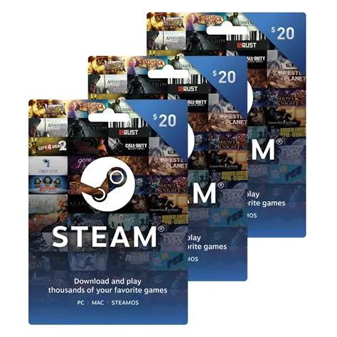 Can you pay for games with gift cards on steam