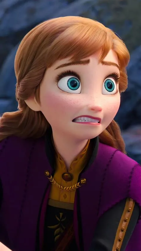 How did anna lose her eye