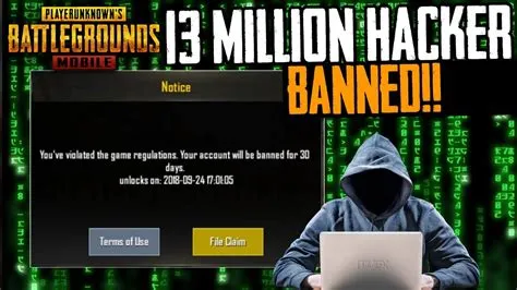 Do hackers get banned in pubg