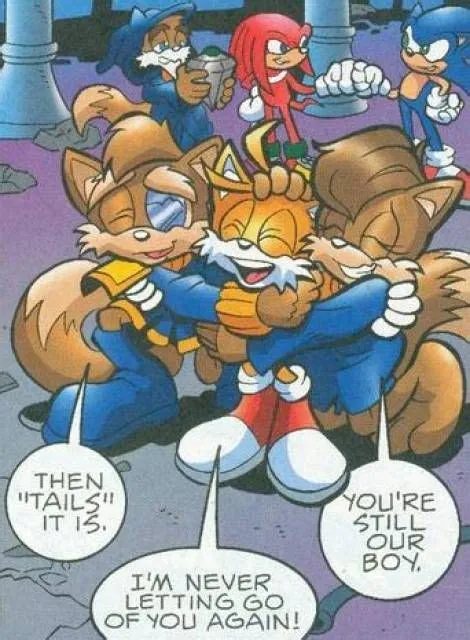 How did tails lose his parents