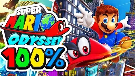 What is mario odyssey 100