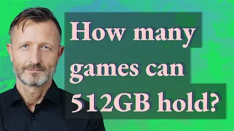 How many games can 512gb hold pc