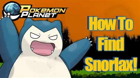 Where is the best place to find snorlax