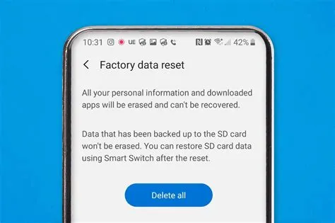 Is factory reset harmful for android