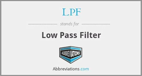 What does lpf stand for