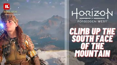 Can you climb mountains in forbidden west