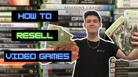 Can you resell video games