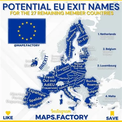 What countries are leaving the eu