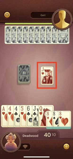 Do you have to discard to end game in gin rummy