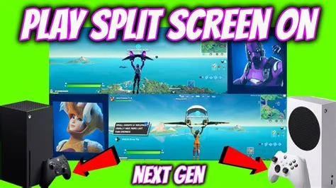 Can 3 players play split-screen on fortnite