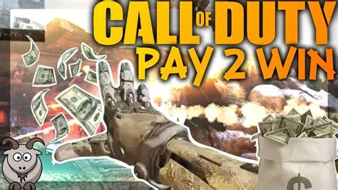 Is cod pay to win game