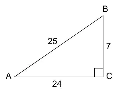 Is 7 24 25 a right triangle