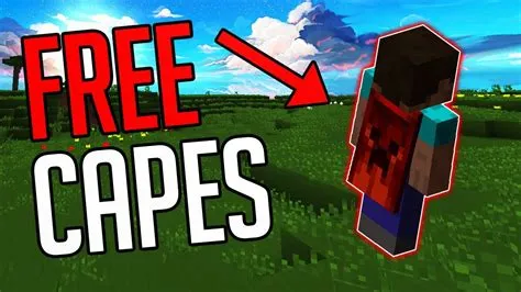 Can you get free capes in minecraft java